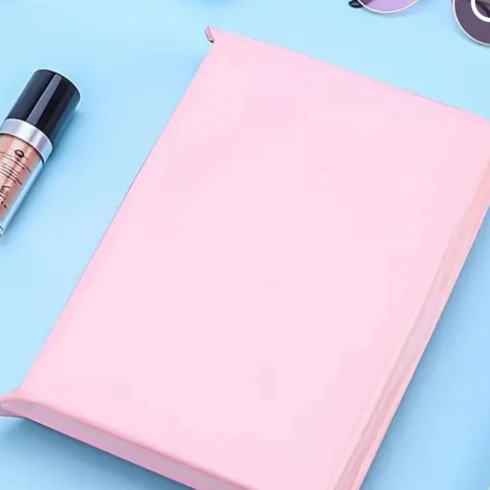 Plain Pink Polymailets Waterproof Qty 25